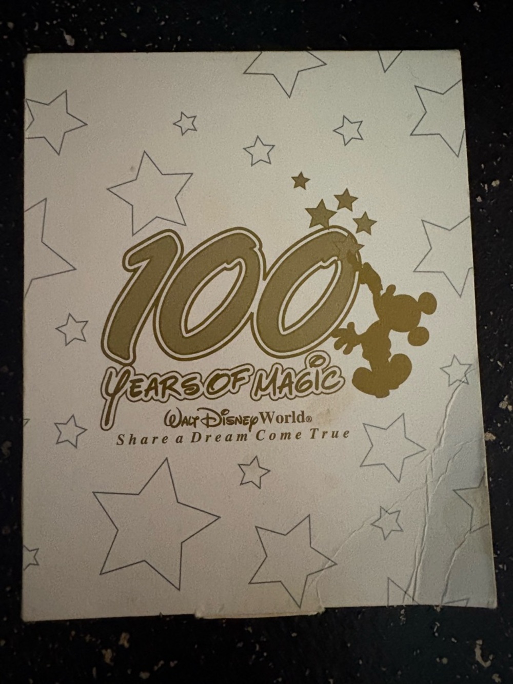 Disney Gold "100 Years of Magic" Star Motif coin